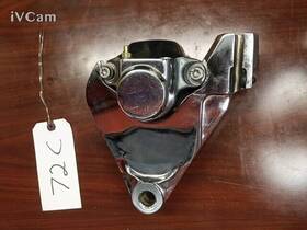 44050-87 Harley Davidson 89 Fxsts Springer Softail Rear Back Brake Caliper And Mount Chrome