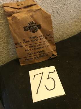 45162-41 Harley-davidson 45162-41--4165-41 Antique Nos Knucklehead Flathead Ul Wl 45 Panhead Brake Adjusting Screw