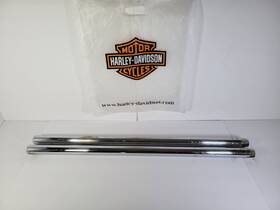 45407-75 Harley-davidson 35mm 8 Ironhead Sportster And Shovelhead Thick Chrome Forks 31.5 Inch