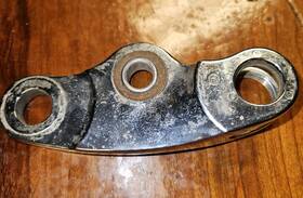 45651-88 Harley-davidson Oem Chrome Right Rocker 88-91 Softail Springer Fxsts