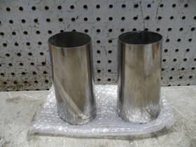 45983-97 Harley-davidson Chrome Fork Slider Cover Pair #45983-97