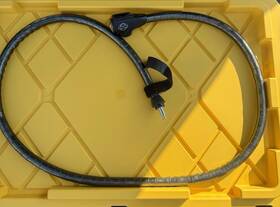 46090-98a Harley Davidson Motorcycle Lock 6ft X 3/4 Inch Anti Theft Accessory Cable With Key Black