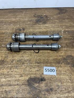 46100-48 Harley-davidson Fork Damper Dampner Tubes Pair Oem Panhead Servicar