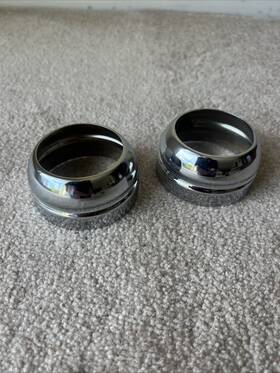 46611-06 Harley Davidson 2006 - 2017 Dyna Oem 49mm Chrome Fork Seal Covers