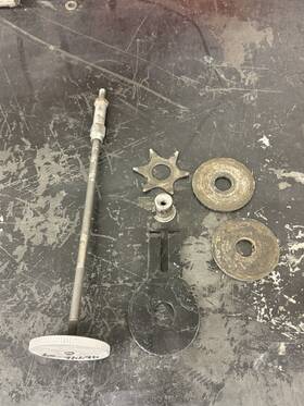 46727-52 Harley-davidson K-model Kh Xlh Xlch Sportster Fork Steering Damper Parts