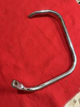 49165-65 Harley-davidson Panhead Shovelhead Left Rear Safety Guard Siren Crash Bar Police