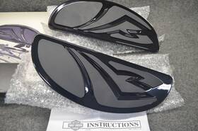 50269-09 Harley-davidson Oem Nos Tribal Collection Half Moon Footboards Inserts