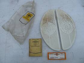 50613-61 Harley-davidson Nos White Foot Board Pad Kit Knucklehead Panhead Flathead