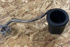 50700002 Harley-davidson Motorcycle Cup Holder Fits Softail Models Black With Clamp