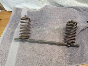 52560-68 Harley-davidson Buddy Seat Springs Bracket Rod Shovelhead Panhead 1245