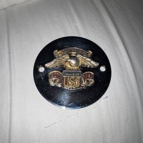 52574-77 Harley-davidson Clutch Chain Guard Cover Eagle