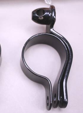 52672-57 Harley-davidson Sportster Right Side Passenger Peg Mount And Pipe Clamp Rare
