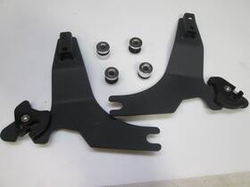 53528-95b Harley-davidson Sportster Oem Quick Release Backrest Side Mount Panels With Dock Bushing Ex Cond