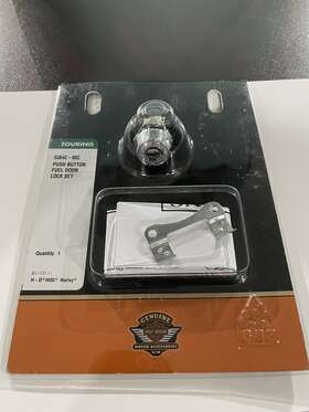 53842-00c Harley-davidson Push Button Fuel Door Lock Set # Touring Nos
