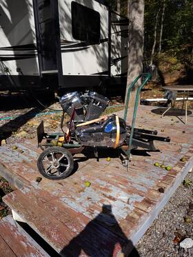 5575r46 Harley-davidson 1998 Evo Motor Trans And Swing Arm Complete Assembly Ran