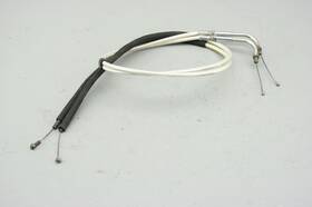 56343-01 Harley-davidson 2008 Softail Throttle Cables Set Steel Braided