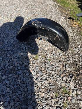 5900-48a Harley Davidson Oem Panhead Front Fender 49-57 Hydra Glide Servicar