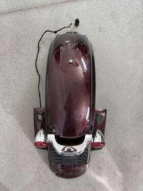 59500393eac Harley-davidson Genuine Flstc Rear Fender Mysterious Red Sunglo Used Nice