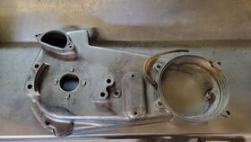60431-82 Harley-davidson Shovelhead Inner Primary Front Chain Housing. Repaired