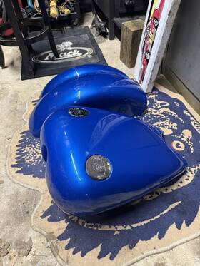 61625-01 Harley-davidson Softail Stretched Gas Tank And Fenders