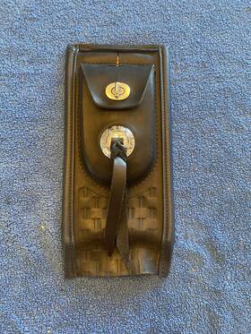 61804-98 Harley-davidson Heritage Springer Tank Panel Pouch Blue Trim Flsts