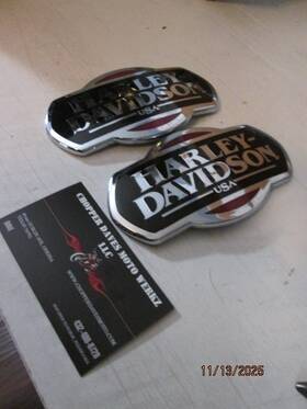 62289-08 Harley-davidson Gas Fuel Tank Badge Emblem Touring