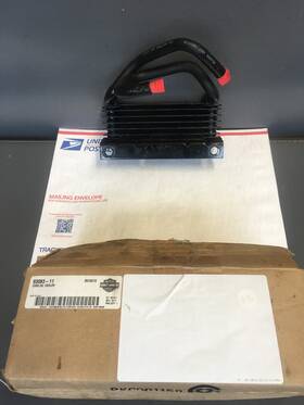 63083-11 Harley-davidson Genuine Oil Cooler With Mounting Bracket Oem Factory Part