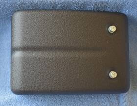 66236-04 Harley-davidson Fxdb/fxdf Black Wrinkle Electrical Panel Cover P/n