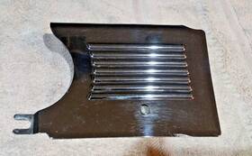 66395-92 Harley-davidson Softail Dyna 87-98 Chrome Ribbed Oil Pump Cover Shroud Panel