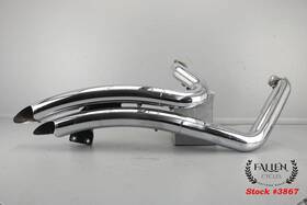 66779-07 Harley-davidson 2008 Softail Vance And Hines Exhaust Muffler Header Pipe Big Radius 2-2