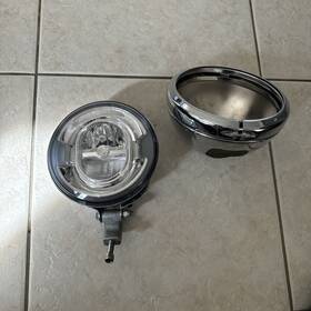 67700339a Harley Davidson Headlight 7 Inch Softail Chrome Bucket M8 18-24 Led Daymaker 2019