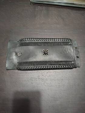 71125-05 Harley-davidson Ft00-17 Softail Leather Double Stitch Trim Panel For Gas Tank