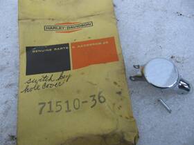 71510-36 Harley-davidson Nos Original Ignition Switch Cover Knucklehead Panhead