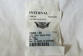 73305-04 Harley-davidson Nos Oem Genuine Motorcycle Blue Wire Seal P/n New