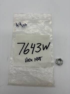 Harley-davidson 7643w Harley-davidson Hex Nut - Part #