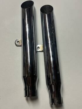 80086-84a Harley-davidson 80086-84 Nos Genuine Inch Baloney Cut Muffler Kit Oem Robison Hd