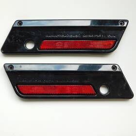90601-93a Harley-davidson 90601-93 Pair Saddlebag Face Plates P6 Gloss Usa Guc