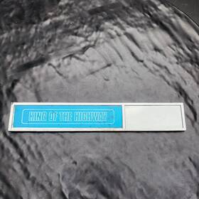 90817-78 Harley-davidson Vintage King Of The Highway Badge Blue Motorcycle Part