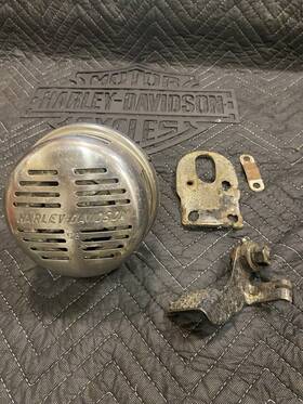 91126-59 Harley-davidson Police Siren 1959-65 Panhead Shovelhead Flathead Oem Flp Fl