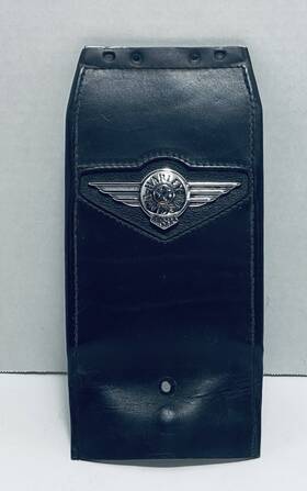 91134-01 Harley-davidson Heritage Softail Flstc Fuel Tank Leather Bib Cover 2003 Emblem