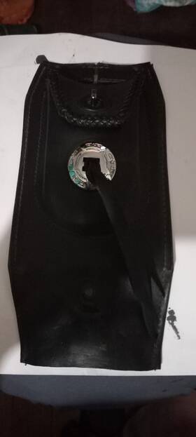 91406-00 Harley-davidson Original Leather Tank Bib Heritage Springer Flsts Old / Bad Boy