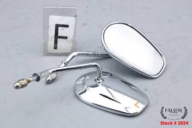 91840-03 Harley-davidson 2013 Electra Glide Back Rear Side View Mirror Set Chrome
