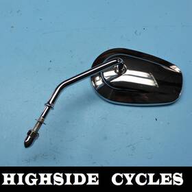 91845-03b Harley-davidson 1365 06 Road King Chrome Left Mirror Short Convex