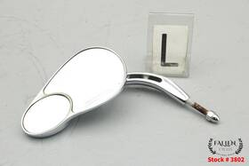 91928-03 Harley-davidson 2007 Road King Cvo Left Side Rear View Mirror Split Vision Chrome