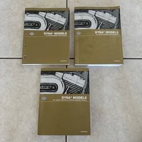 94000394 Harley-davidson 2017 Dyna Factory Dealer Service Parts Electrical Manual Set