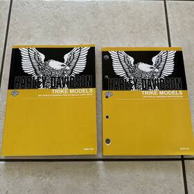 94001164 Harley-davidson 2024 Trike Factory Dealer Service Parts Manual Set