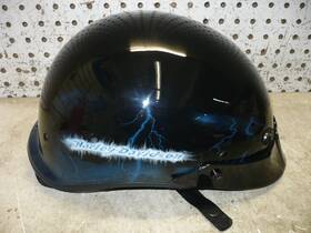 97363-06v Harley-davidson 97363-06v/000s Hd Small Black Half Helmet Assy In Box 55-56cm