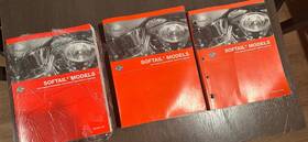 99455-05 Harley-davidson 2005 Softail Factory Dealer Service Parts Electrical Repair Manual Set