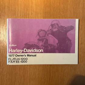 99460-77 Harley-davidson 1977 Flh Fx Fxe Owners Manual