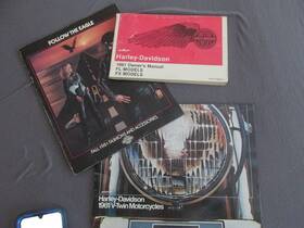 99460-81 Harley-davidson 1981 Fl Fx Shovelhead Owners Manual Sales Fashion Brochures Al